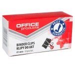 OFFICE products foldbackclip, zwart, 41 mm, doos van 12 stuks