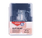 OFFICE products foldbackclip, zwart, 41 mm, plastic doos van 6 stuks