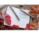 Carnet de croquis Sakura 90x140mm 140g 80 feuilles blanches noir