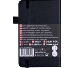 Carnet de croquis Sakura 90x140mm 140g 80 feuilles noires noir