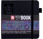 Sakura sketchbook, 80 pages, 140 gsm, size 12 x 12 cm, black paper