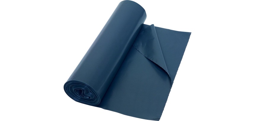 Sac poubelle 40 microns, ft 60 x 80 cm, 70 litres, gris, rouleau de 20 pièces