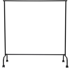 En_perchero rocada maullimbo caballete extensible con ruedas color negro 1270x505x1570 mm