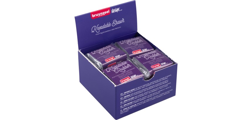 Bruynzeel gomme malléable, boîte de 22 pièces