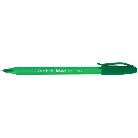 Paper Mate balpen InkJoy 100 met dop, groen