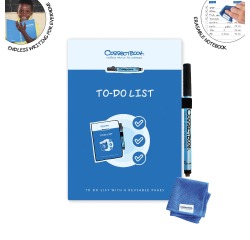 Correctbook Scratch To-Do: uitwisbaar / herbruikbaar notitieboek, 8 Pagina's (4 vel)