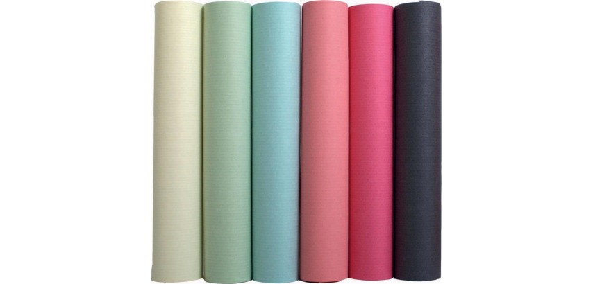 Exacompta papier d'emballage couleurs assorties pastel