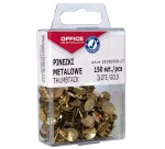 OFFICE products punaises, goud, plastic ophangdoosje van 150 stuks