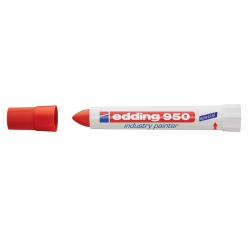 edding 950 Industry Special Marker, 10mm round tip, red