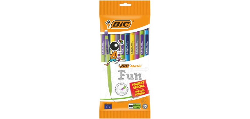 Drukpotlood Bic Matic Classic 0.7mm blister à 8+2gratis
