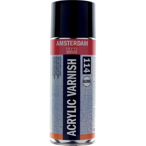 Amsterdam acrylvernis glanzend, spuitbus van 400 ml