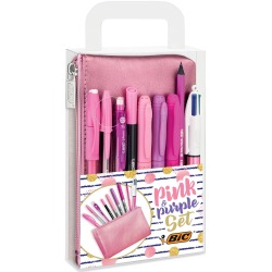 Bic Pink & Purple set d'écriture 8 pièces