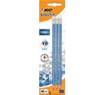 Bic potlood Evolution Triangle, met gom, blister van 3 stuks
