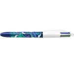 Bic 4 Colours Tie - Dye Botanical ballpoint pen 4 colors, 4 classic ink colors, display of 30