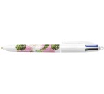 Bic 4 Colours Tie - Dye Botanical ballpoint pen 4 colors, 4 classic ink colors, display of 30