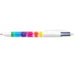 Bic 4 Colours Tie - Dye Botanical ballpoint pen 4 colors, 4 classic ink colors, display of 30