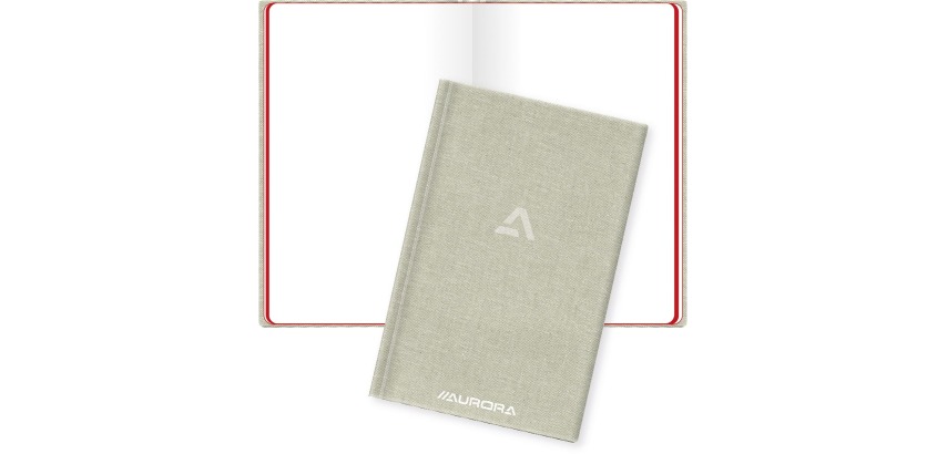 Aurora Copybook ft 10.5 x 16.5 cm, white, 192 pages