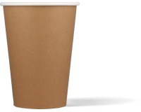 Gobelet en carton, kraft, 180 ml, 100 pièces, brun