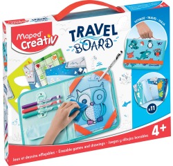 Maped Travel Board tableau blanc transparente animaux
