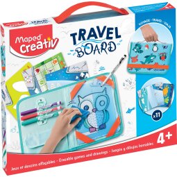 Maped Travel Board tableau blanc transparente animaux