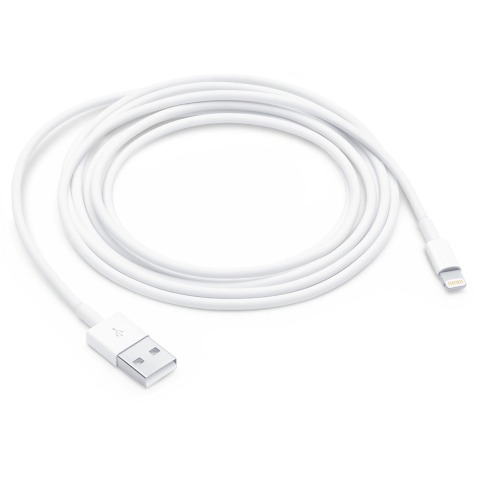 Apple câble, Lightning (8-pin) à USB-A, 2 m, blanc