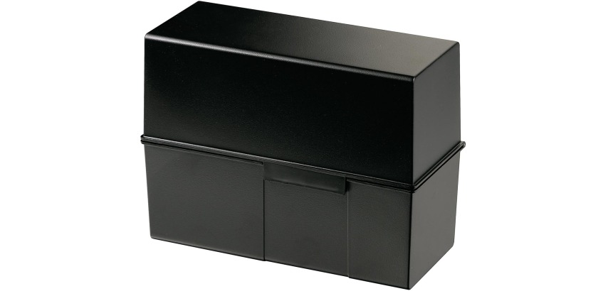 Boîte à fiches Han Large A5 plastique noir