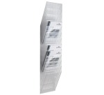 Durable porte-brochures Flexiboxx 12 A4 transparent