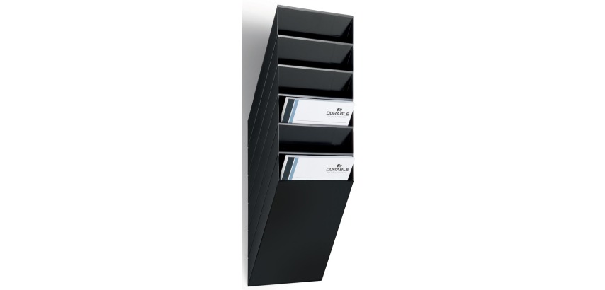 Durable porte-brochures Flexiboxx 6 A4, noir