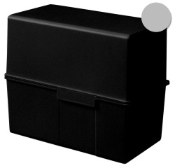 Kaartenbak, A6 liggend, voor 400 kaarten, kunststof