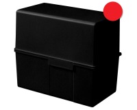 Boîte à fiches Han Large A6 plastique rouge