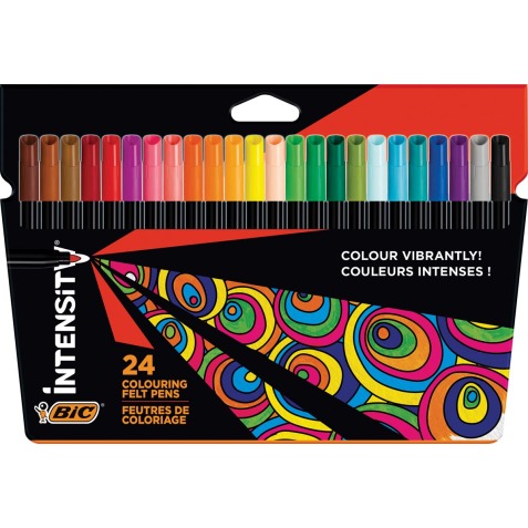 Bic viltstift Intensity Up, etui van 24 stuks