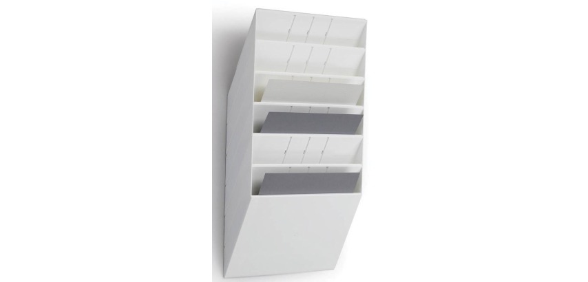 Durable porte-brochures Flexiboxx 6 A4 Landscape blanc