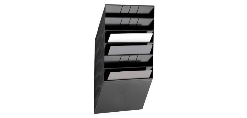Durable folderhouder Flexiboxx 6 A4 Landscape zwart