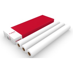 Canon papier plotter, standard, Ft 914 mm x 50 m, 90 g, paquet de 3 rouleaux