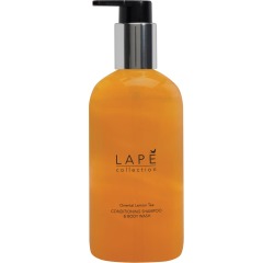 Lapé shampooing et gel douche, thé citron Oriental, flacon de 300 ml