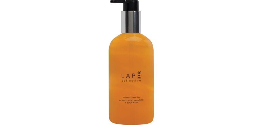 Lapé shampooing et gel douche, thé citron Oriental, flacon de 300 ml