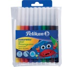 Pelikan feutre Colorella Star triangulaire, étui de 10 pièces en couleurs assorties
