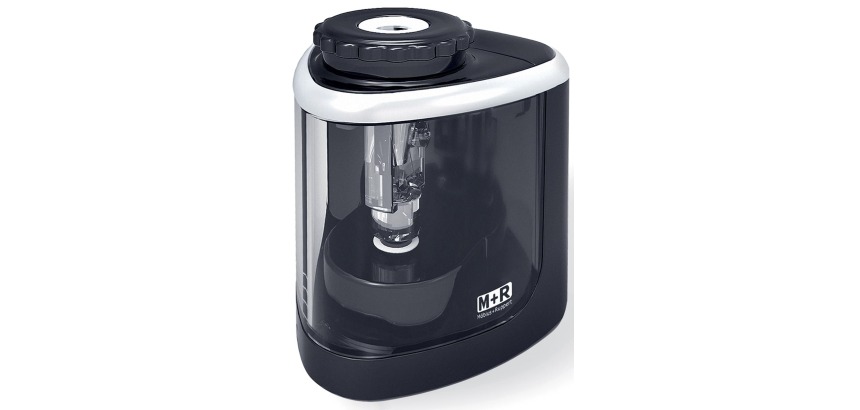 M+R taille-crayon de bureau, électrique, noir