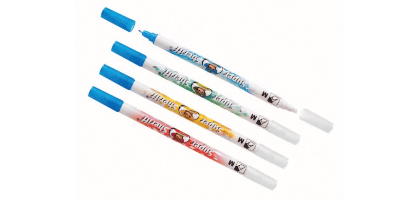 Pelikan effaceur Super Sheriff, pointe biseautée pour effacer large et fine