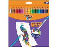 Bic Kids kleurpotlood Illusion Evolution, etui van 24 stuks