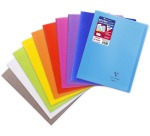 Clairefontaine notebook Koverbook for A4+, 96 pages, PP cover, lined, transparent