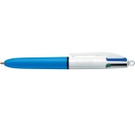 Bic Colours Mini 4-kleurenbalpen, medium, klassieke inktkleuren, lichaam blauw