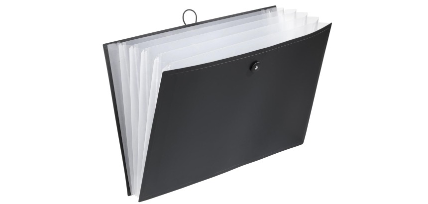 Viquel trieur, avec 6 compartiments, ft A3, noir