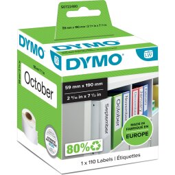 DE_DYMO ETIQUET 190X59MM 110X