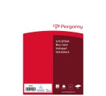 Pergamy bloc de papier à lettres, 60 g/m², ft A5, 100 feuilles, quadrillé 5 mm