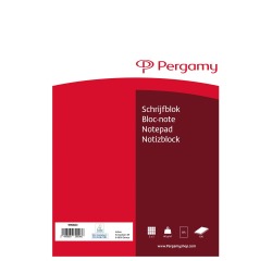 Pergamy bloc de papier à lettres, 60 g/m², ft A4, 100 feuilles, quadrillé 5 mm