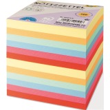 Folia  Notes, ft 90 x 90 mm, recharge pour cube-mémo feuillets en couleurs assorties