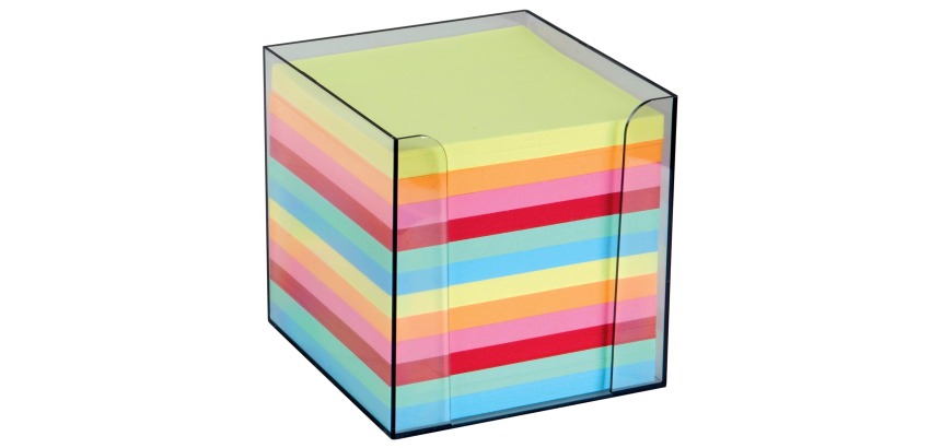 memokubus gekleurde blaadjes