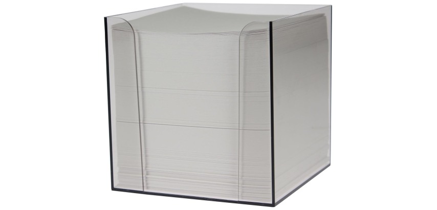 PP memo cube, white sheets
