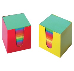 memokubus gekleurde blaadjes